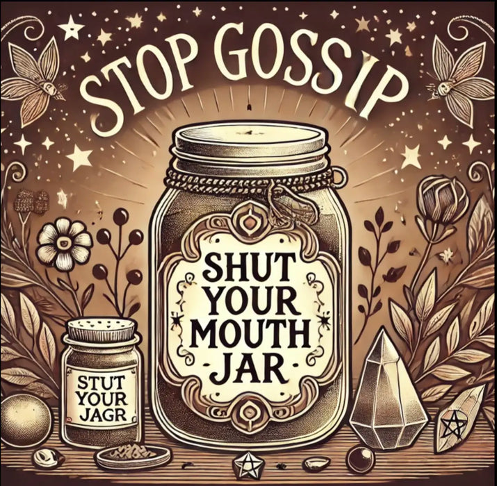 Stop Gossip: Shut Your Mouth Jar Spell